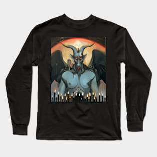 Satan of Black Candles Long Sleeve T-Shirt